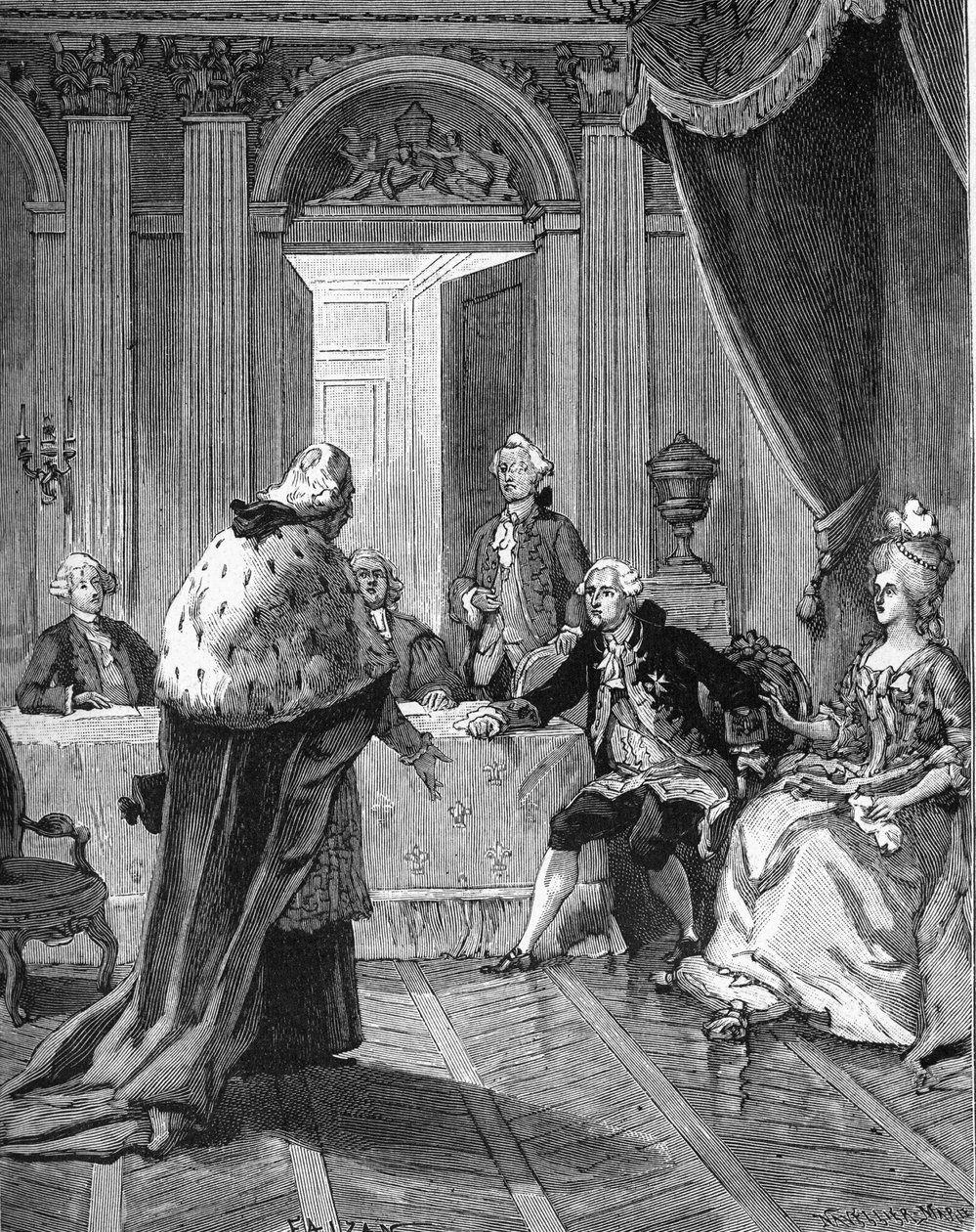Die Halsbandaffäre, 15. August von Unknown artist