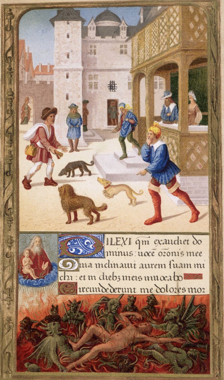 Die Pest, Frankreich 16. Jahrhundert von Unknown artist