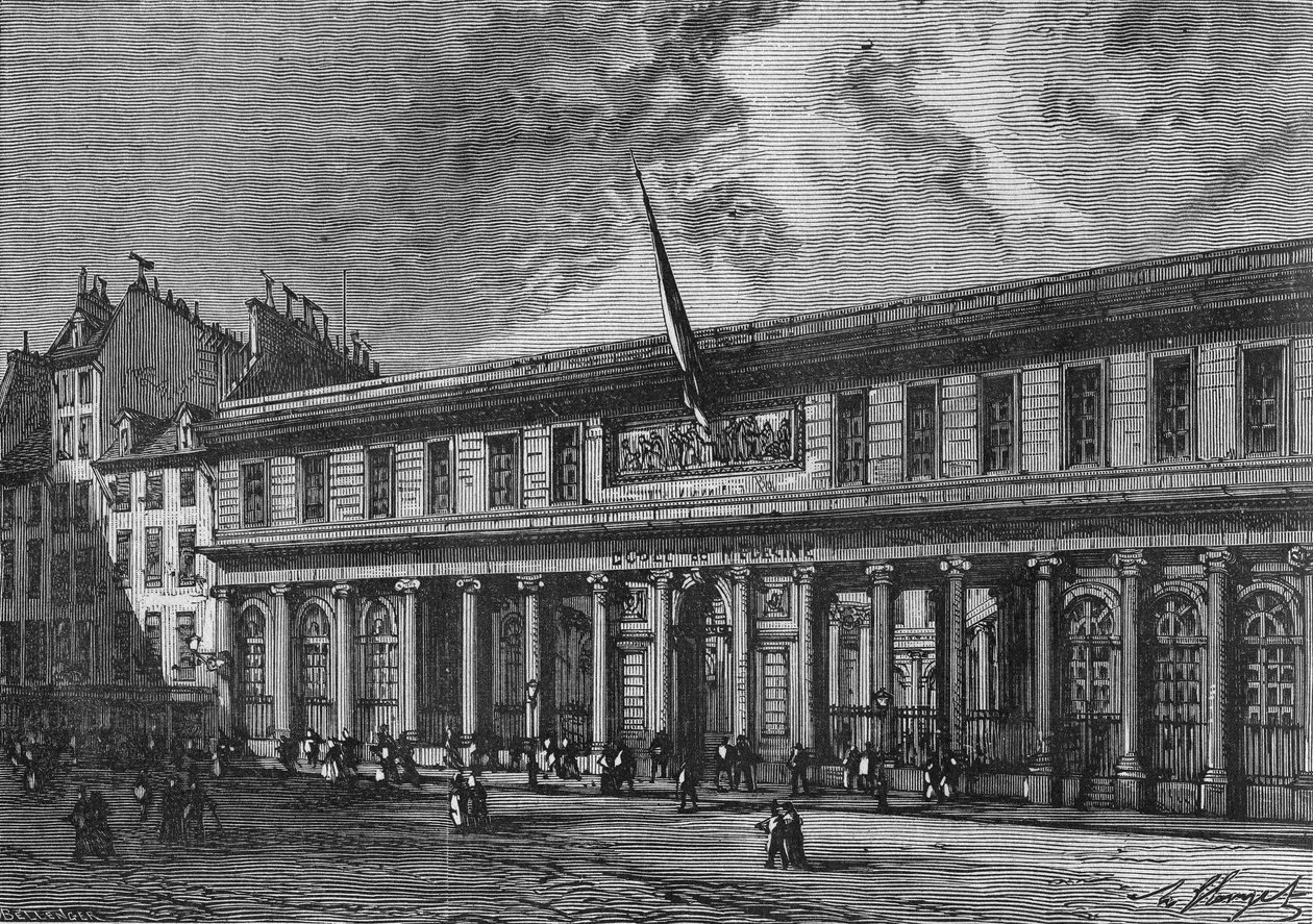 Die medizinische Fakultät in Paris, gegründet 1768 von Architekt Gouin. In „Album de la Science“, Éditions Jouvet von Unknown artist