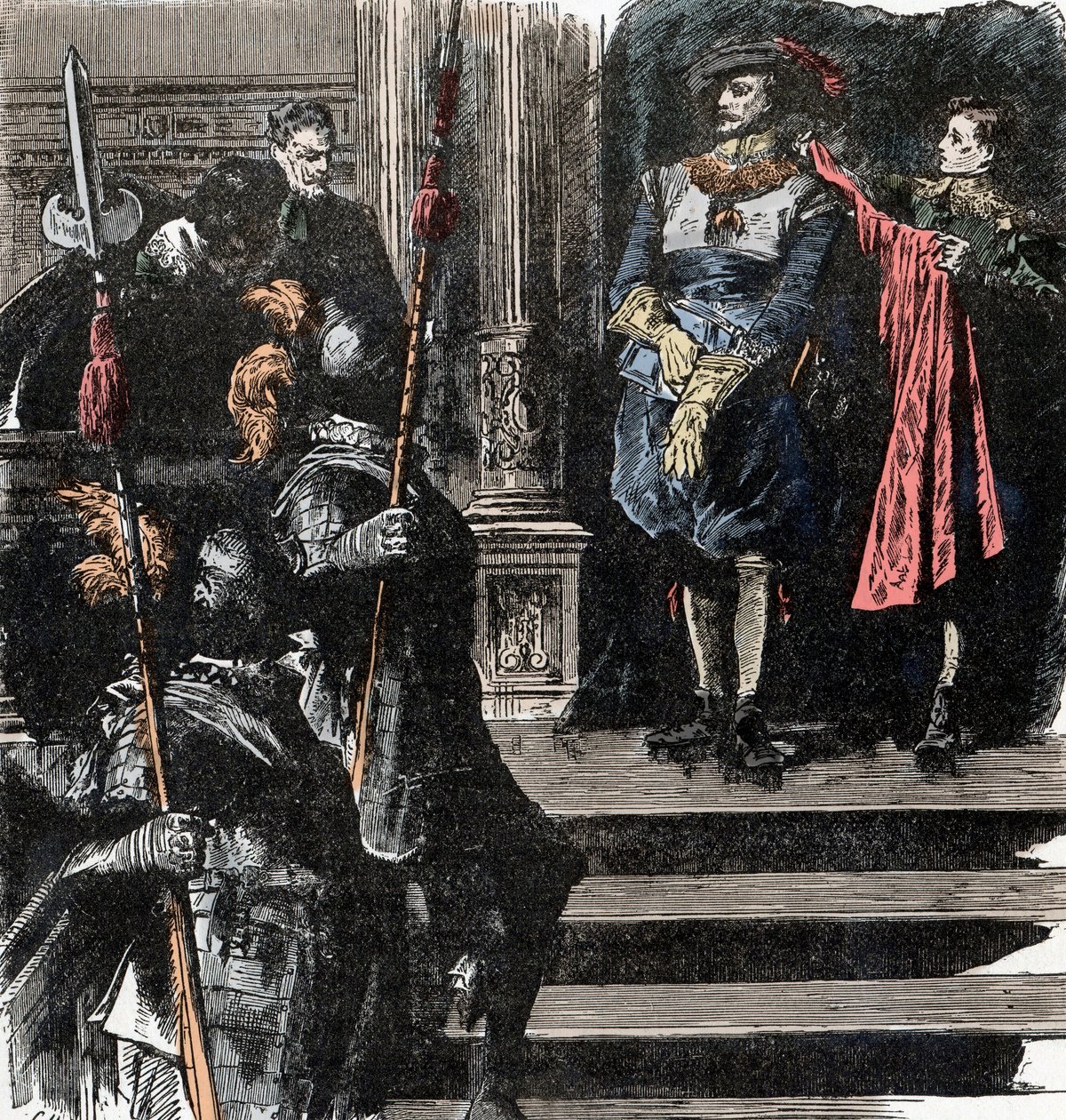 Dreißigjähriger Krieg: Der Herzog von Friedland zieht sich aus der Armee zurück von Unknown artist
