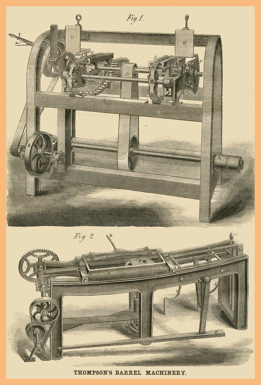 Thompsons Fassmaschine von Unknown Artist