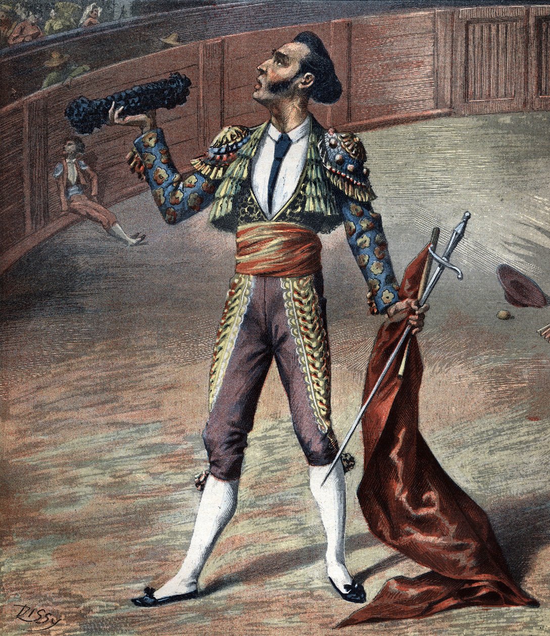 Toreador-Kostüm im Jahr 1892. von Unknown artist