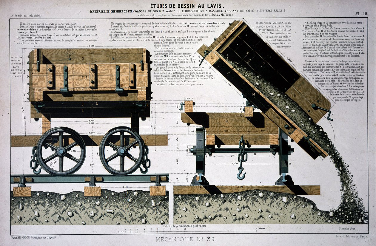 Erdbewegungswagen der Western Railway von Unknown artist
