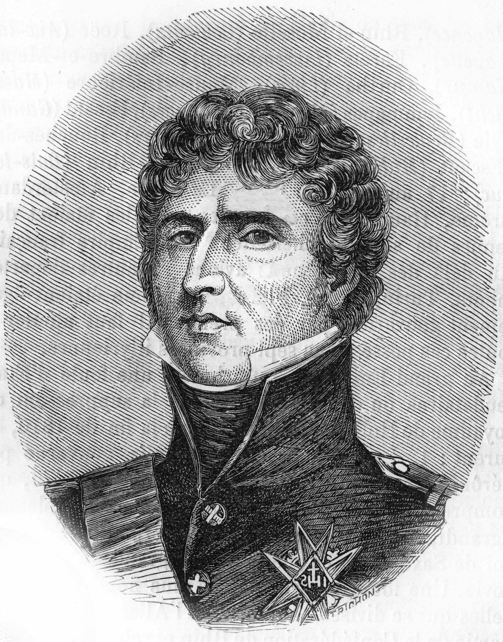 Porträt von Charles John - Baptist Bernadotte (1763-1844), Marschall von Frankreich, König Karl XIV. von Schweden und Norwegen. von Unknown artist