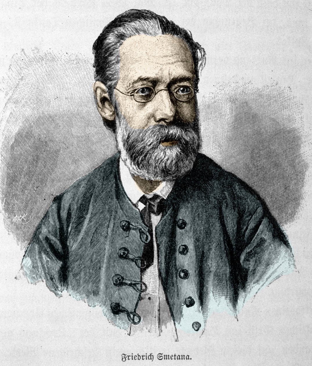 Porträt von Bedrich Smetana (1824-1884), tschechischer Komponist und Pianist von Unknown artist