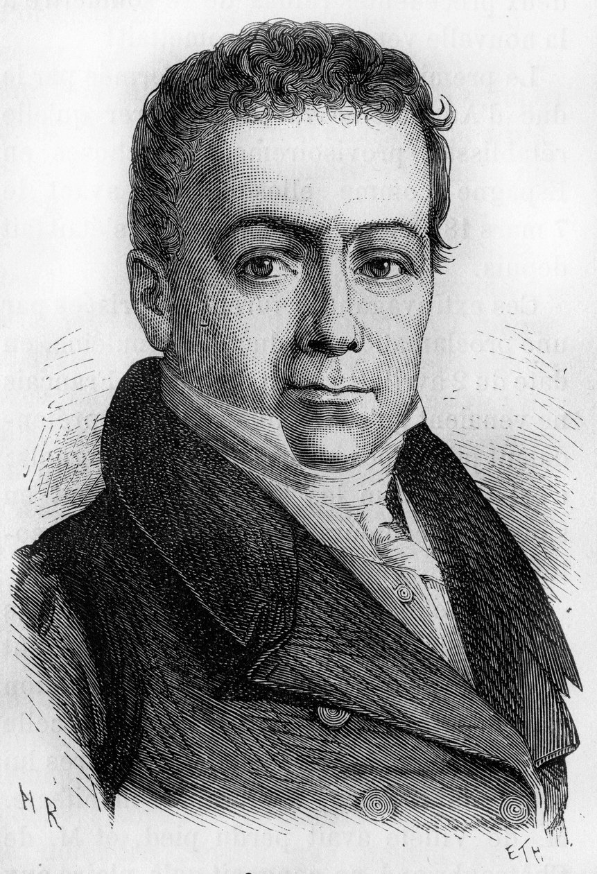 Porträt von Gabriel Julien Ouvrard. Französischer Finanzier (1770-1846). von Unknown artist