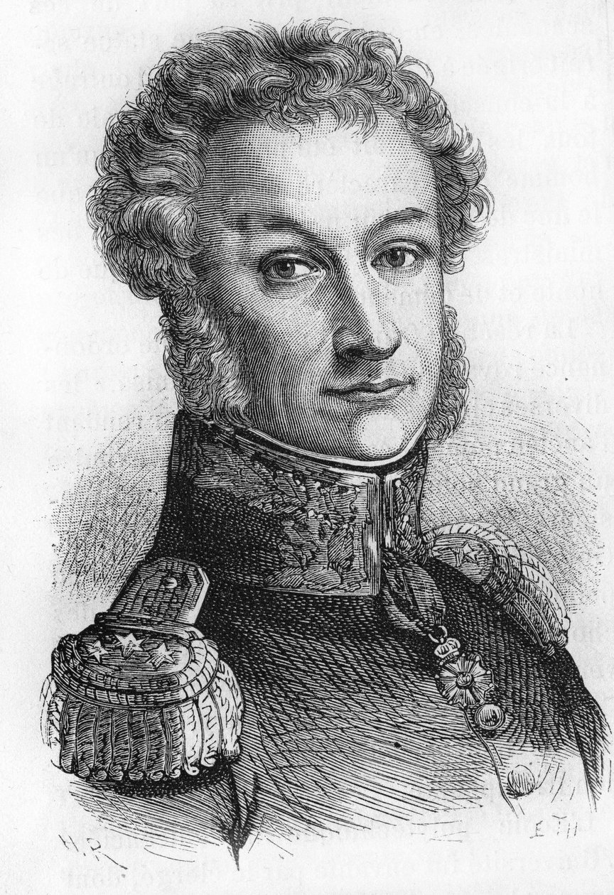 Porträt von General Cambronne, Vicomte Cambronne, französischer General (1770-1842) von Unknown artist
