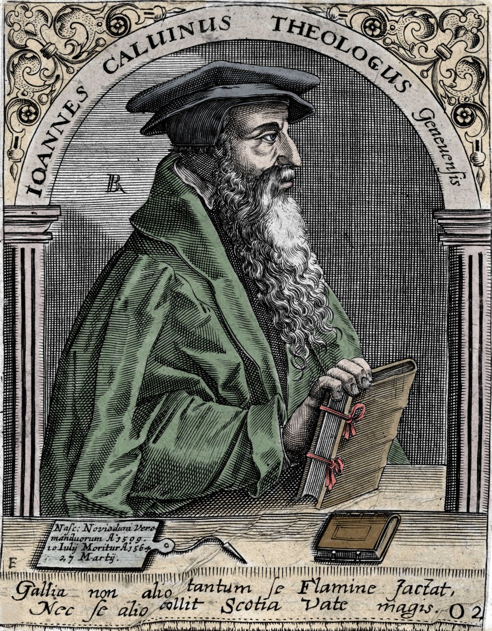 Porträt von Jean Calvin (1509-1564), französischer Religionsreformer und Schriftsteller. von Unknown artist