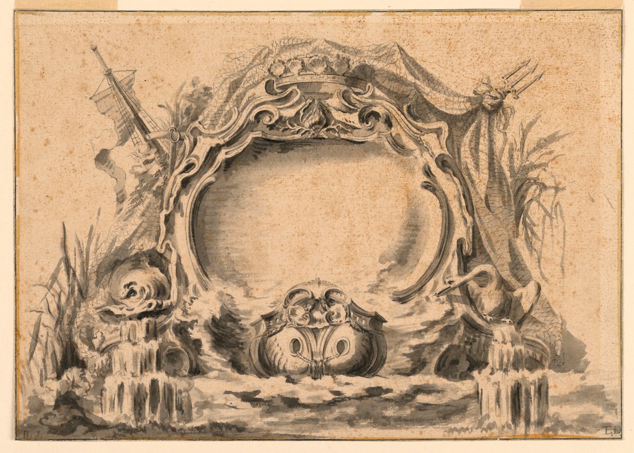 Kopie eines Wappens in einer der Festveröffentlichungen, ca. 1740 von Unknown artistUnknown artist