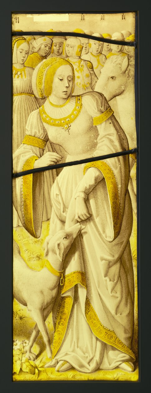 Ein Fragment aus Der Triumph der Keuschheit über die Liebe von Unknown artist