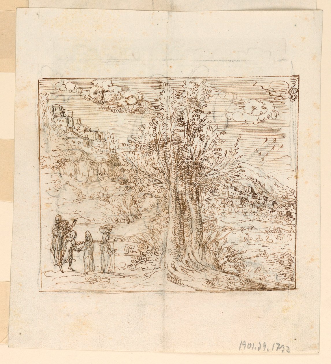 Eine Landschaft von Unknown artist