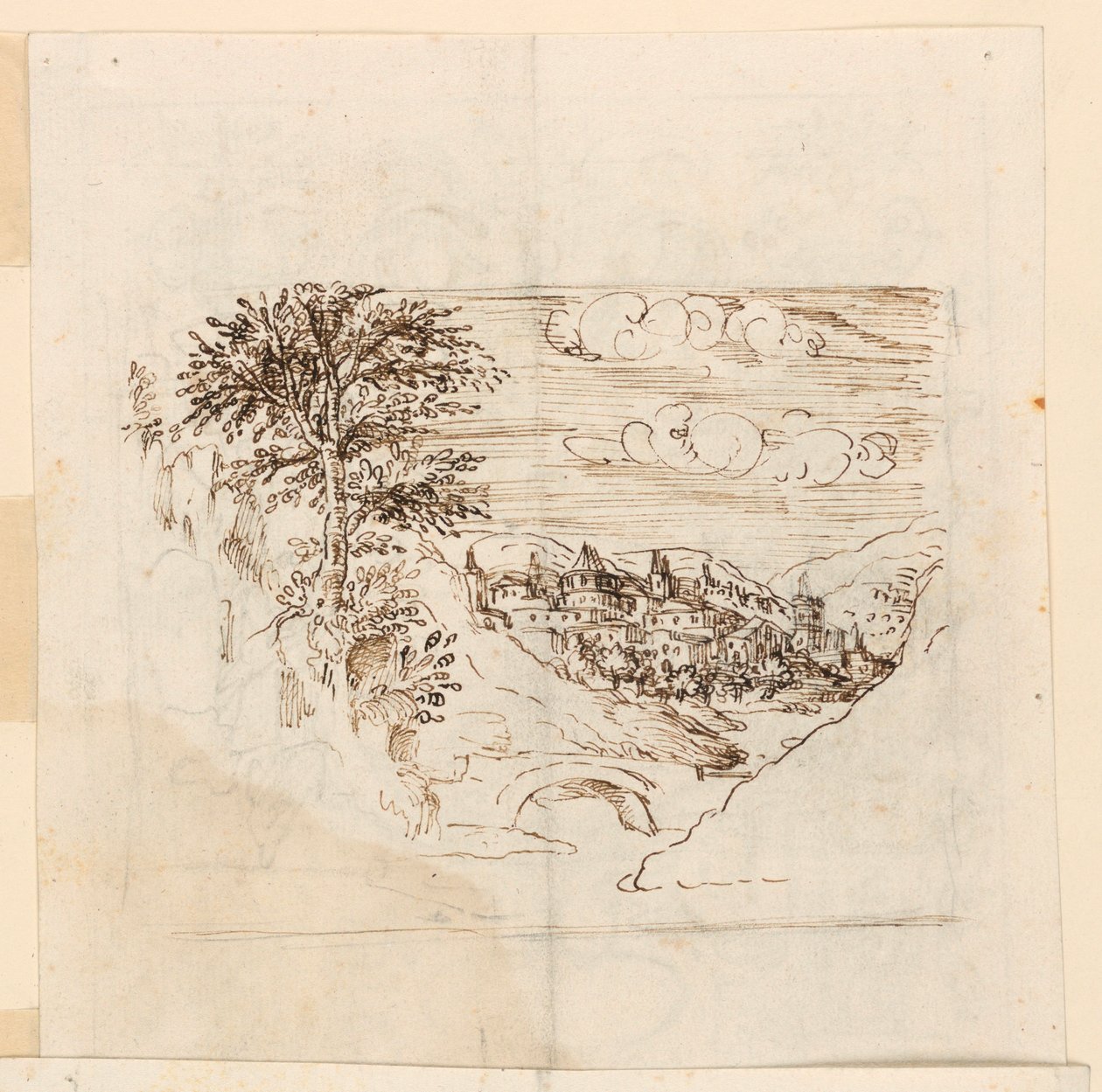 Eine Landschaft von Unknown artist
