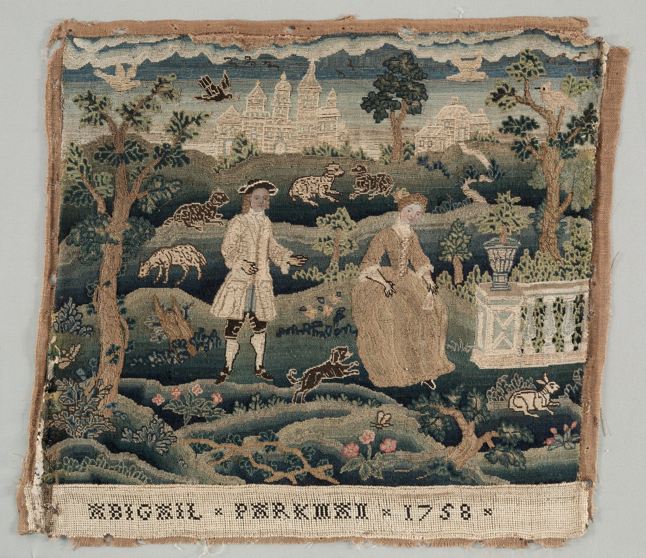 Abigail Parkman Stickerei von Unknown artist