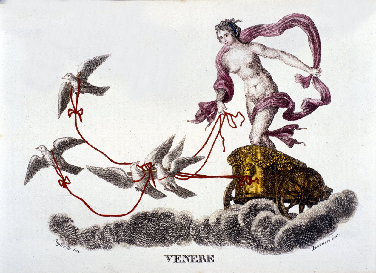 Nach einer Illustration von Raffaello Sanzio. Gravur aus dem 19. Jahrhundert von Unknown artist