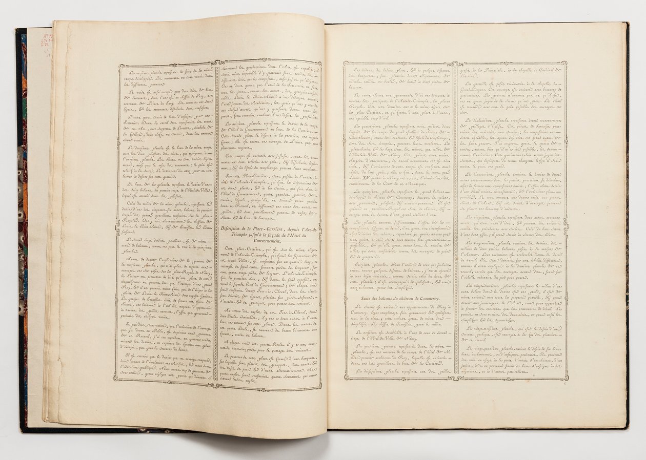Sammlung von Schlosserentwürfen für den Königspalast von Nancy von Unknown artist
