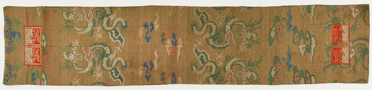 Broschiert, Seide. Stola eines buddhistischen Mönchs (ohi 被) von Unknown artist
