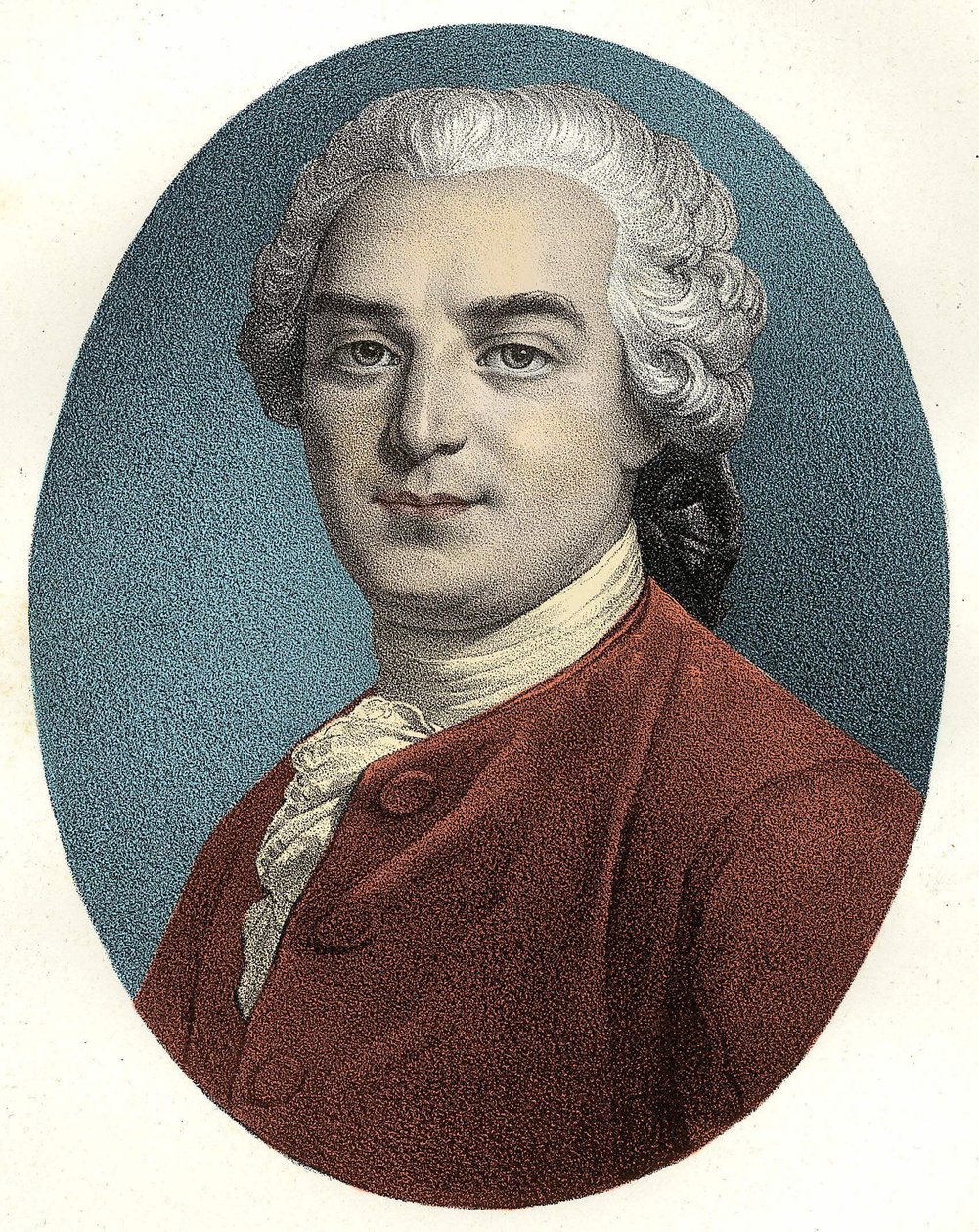 Charles Pinot Duclos, französischer Romanautor und Moralist. von Unknown artist