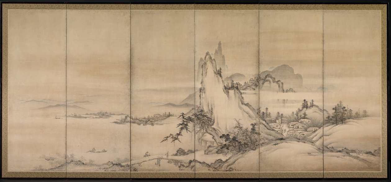 Chinesische Landschaft von Unknown artist