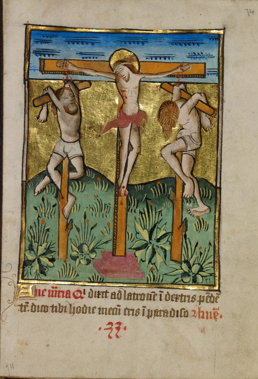 Christus gekreuzigt zwischen den beiden Dieben von Unknown artist