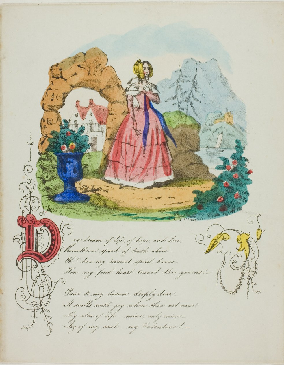 Tagtraum von Leben, Hoffnung und Liebe (Valentine) von Unknown artist