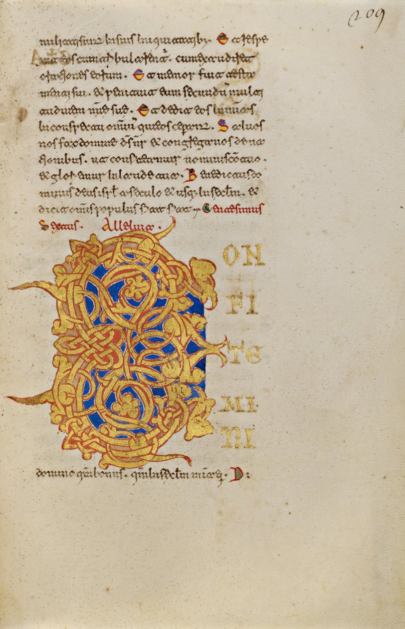 Dekorierte Initiale C von Unknown artist