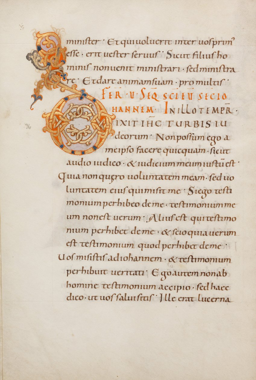 Dekorierte Initiale D von Unknown artist