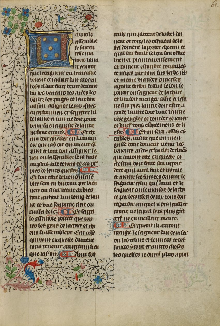 Geschmücktes Initial L von Unknown artist