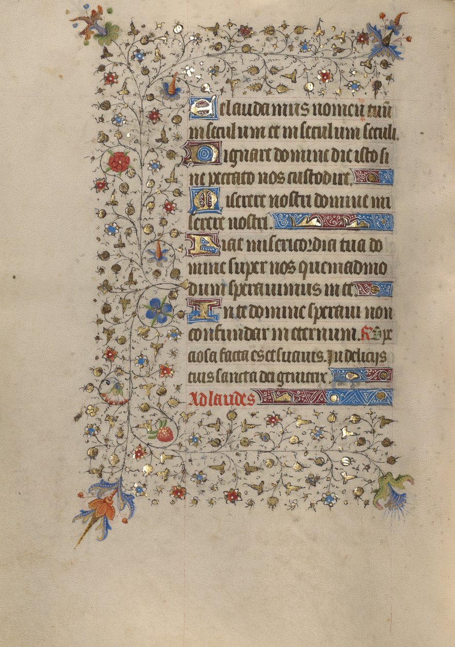 Geschmückte Textseite von Unknown artist