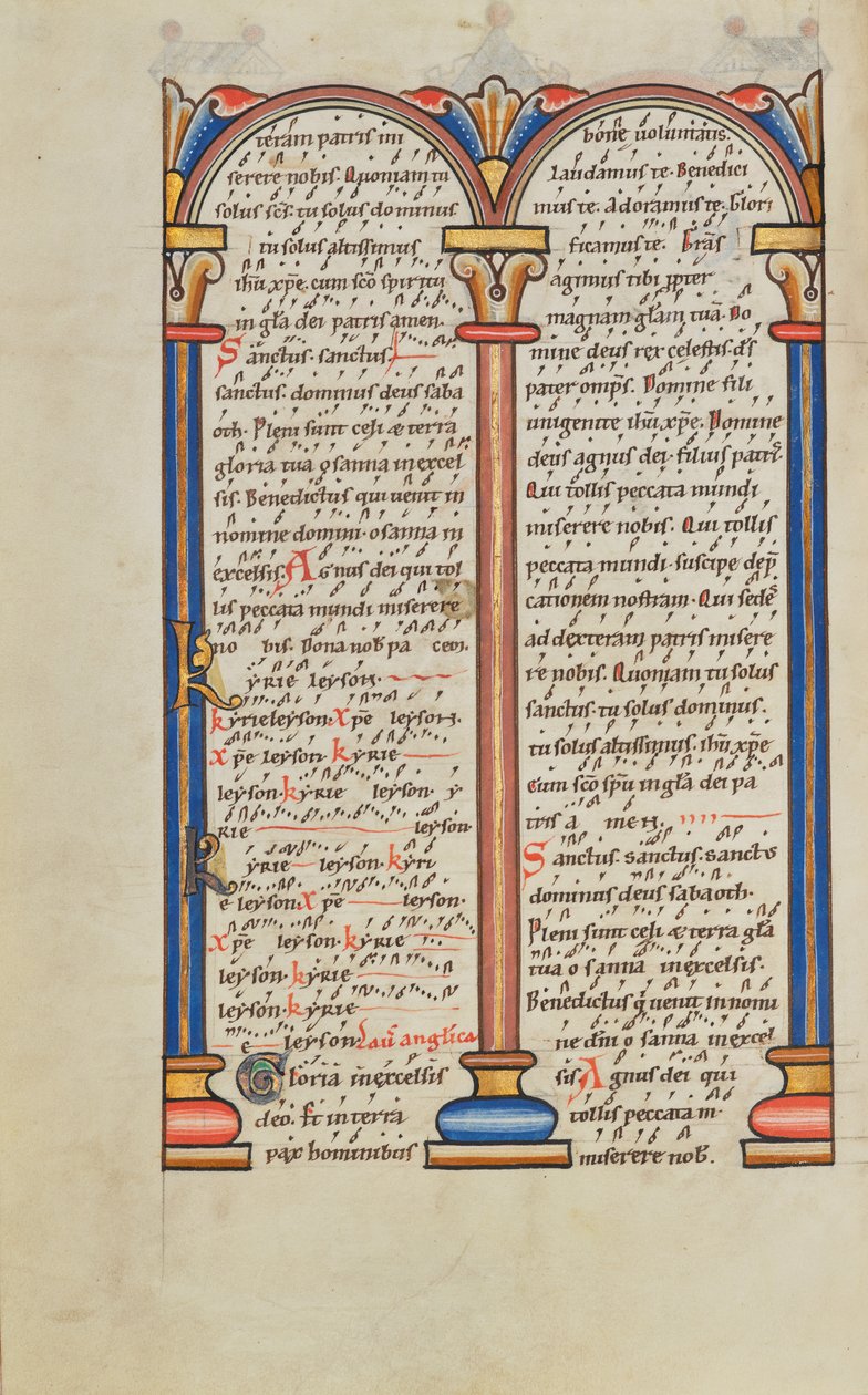 Geschmückte Textseite von Unknown artist