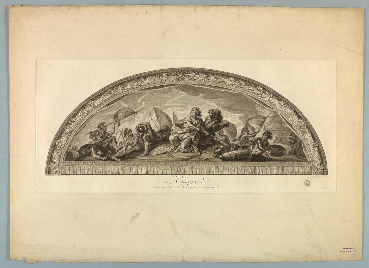Dekorationen von Lebrun und Mignard im Schloss von Versailles von Unknown artist