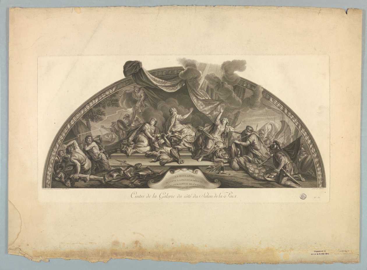Dekorationen von Lebrun und Mignard im Schloss von Versailles von Unknown artist