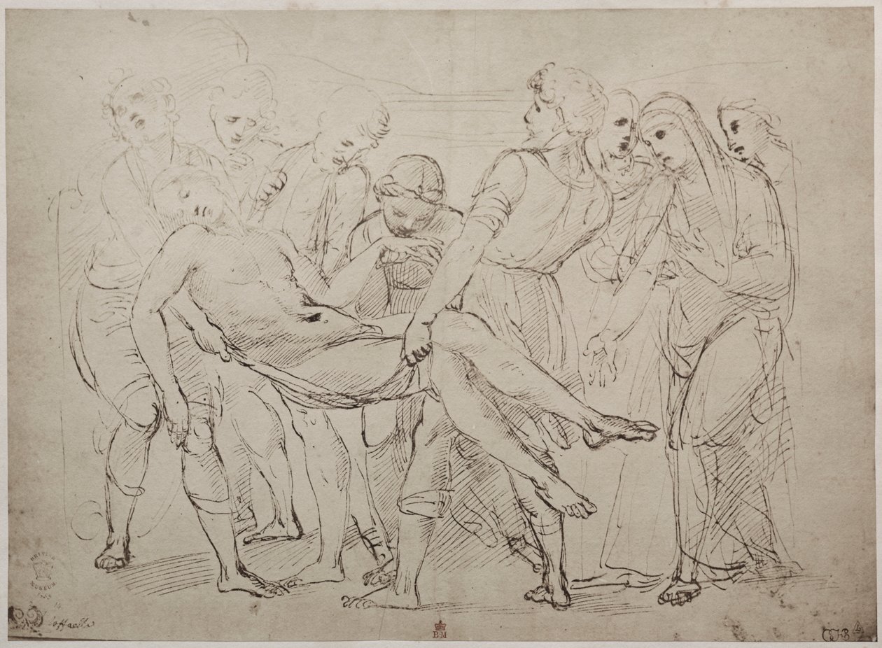 Zeichnung von Raphael Sanzio im British Museum von Unknown artist