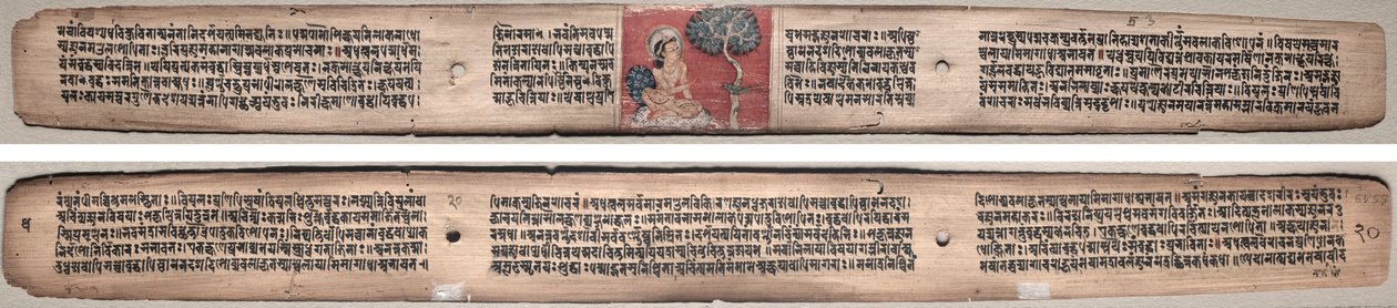 Folio 20, aus einem Gandavyuha-Sutra (Schrift der höchsten Anordnung) von Unknown artist
