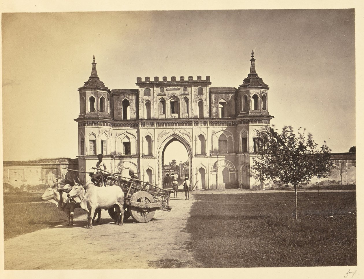 Tor zum Moti Mahal, Lucknow von Unknown artist