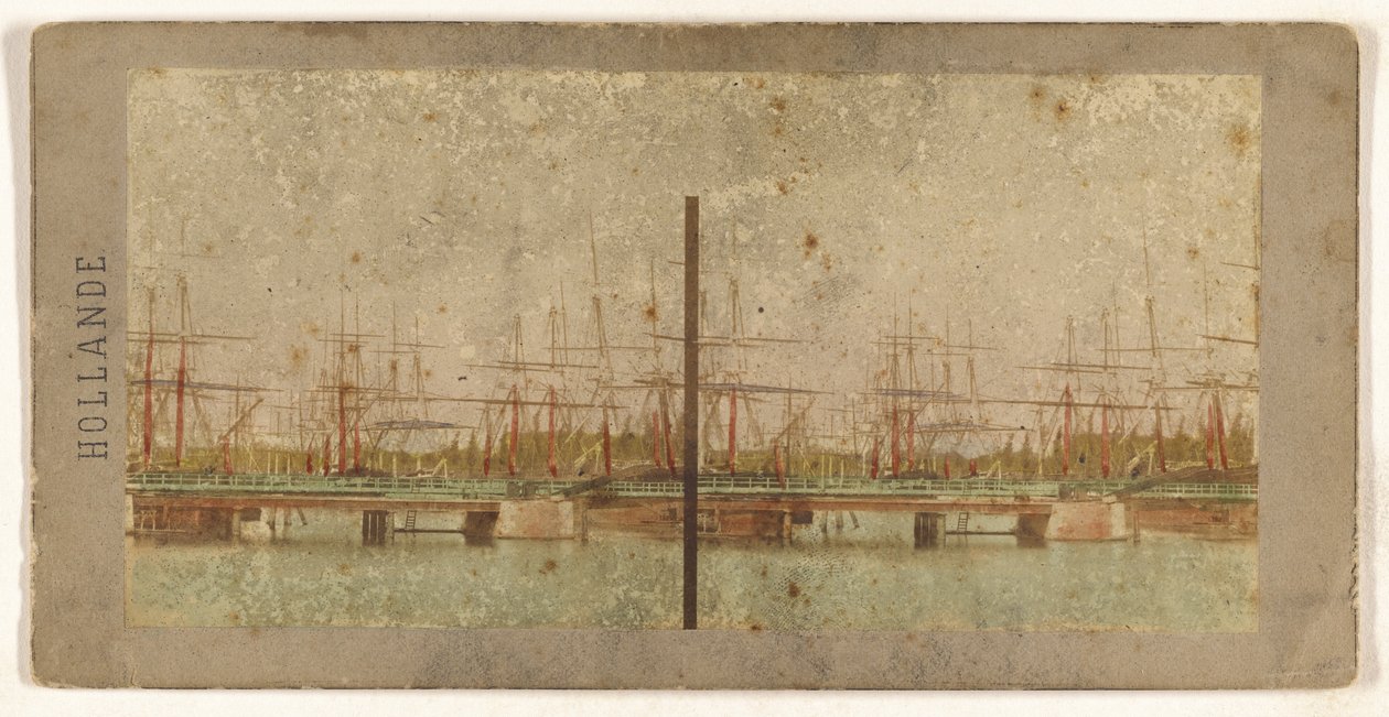 Großes Schiffbecken in Rotterdam von Unknown artist