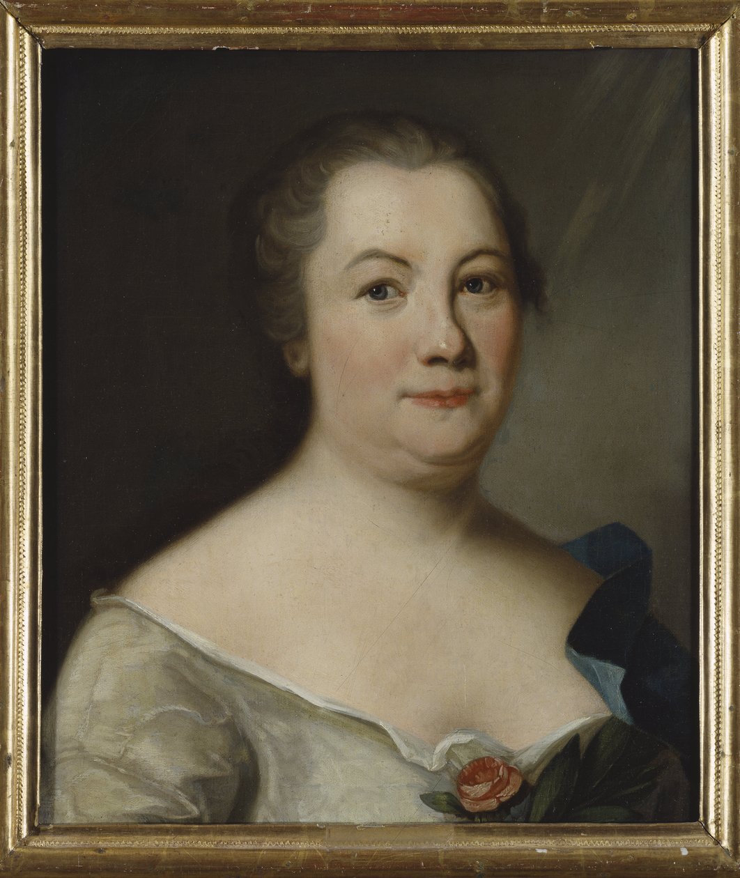 Porträt der Dichterin Hedvig Charlotta Nordenflycht von Unknown artist