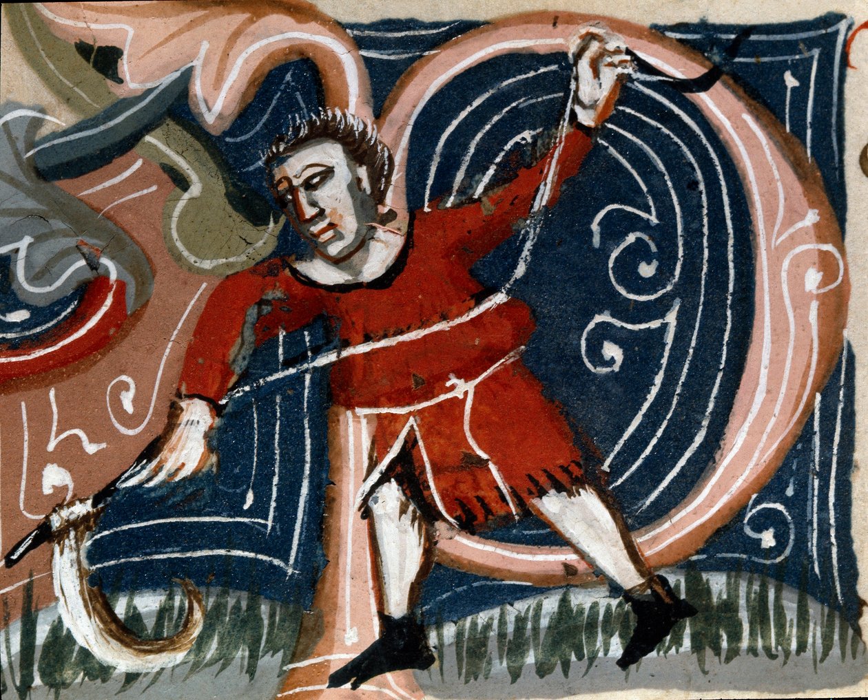 Gartenbau: Kräutermähen (Detail) von Unknown artist