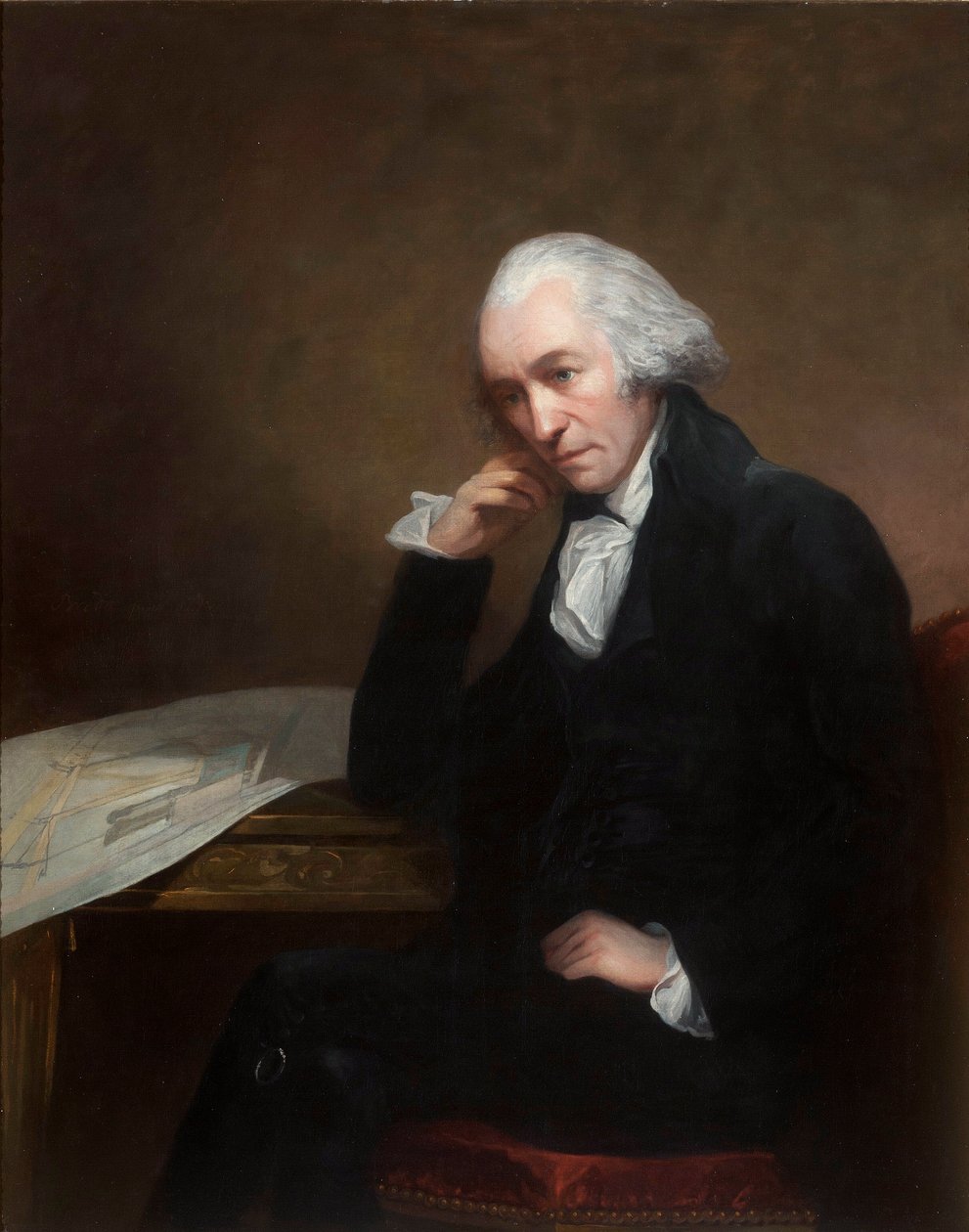 James Watt (1736-1819) von Unknown artist