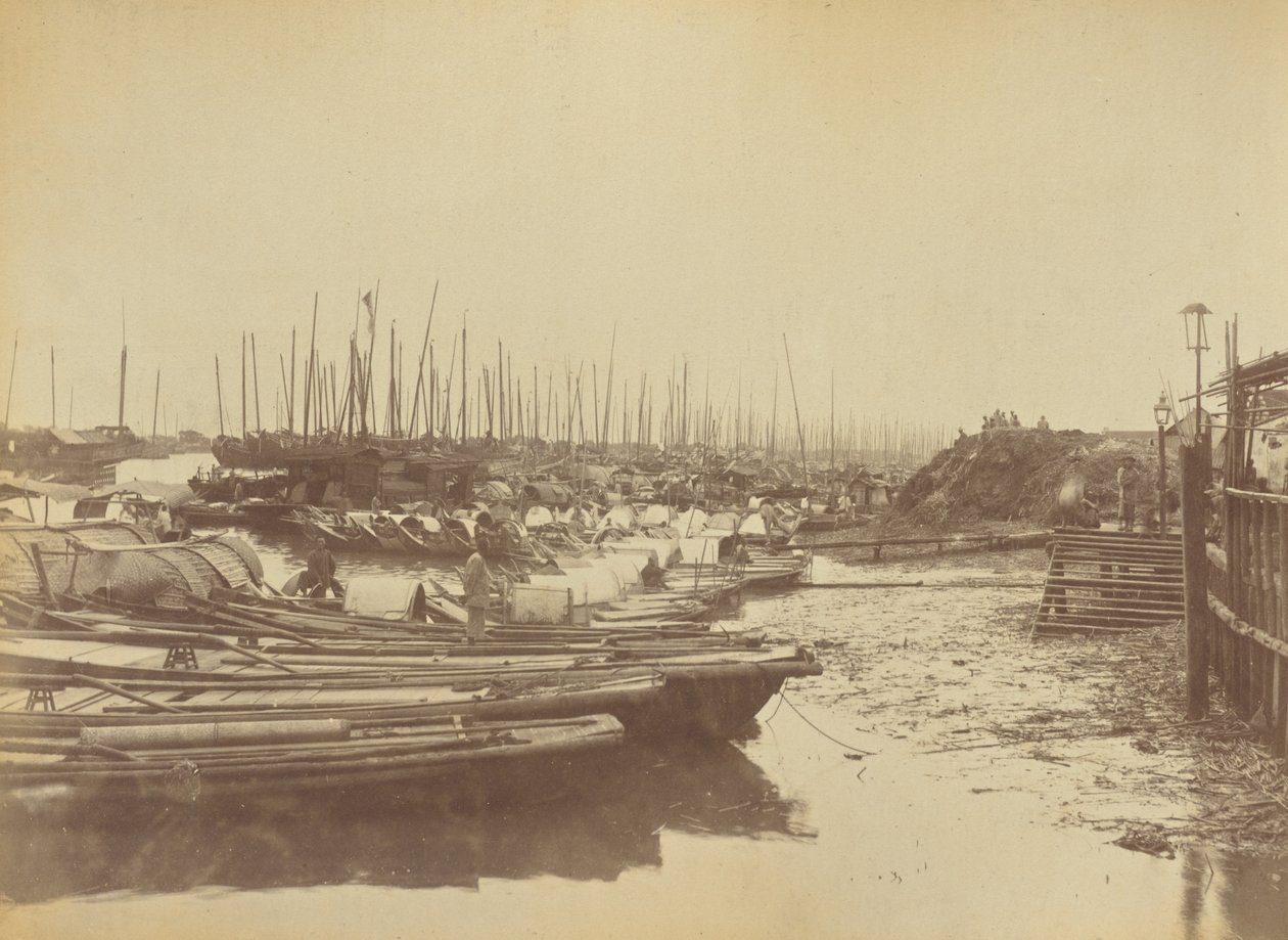 Japanische Sampans von Unknown artist