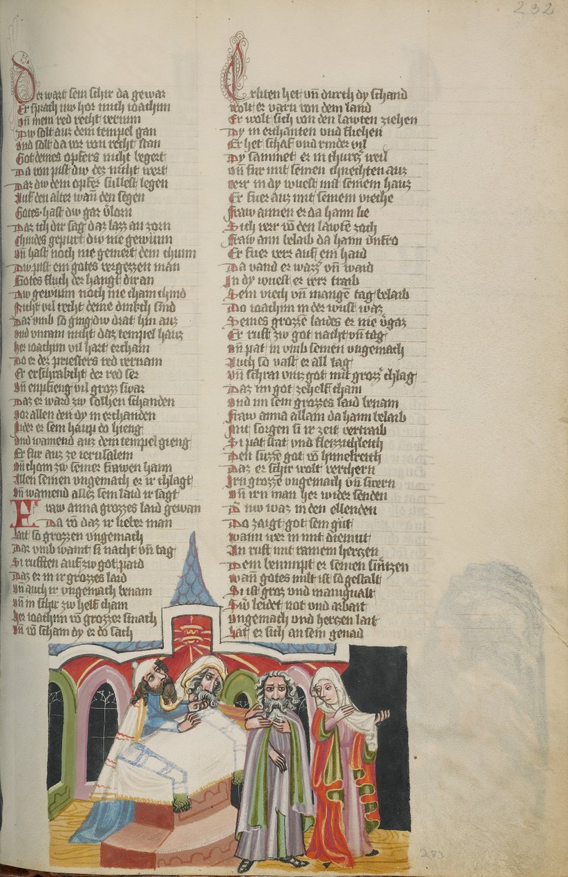 Joachim und Anna im Tempel von Unknown artist