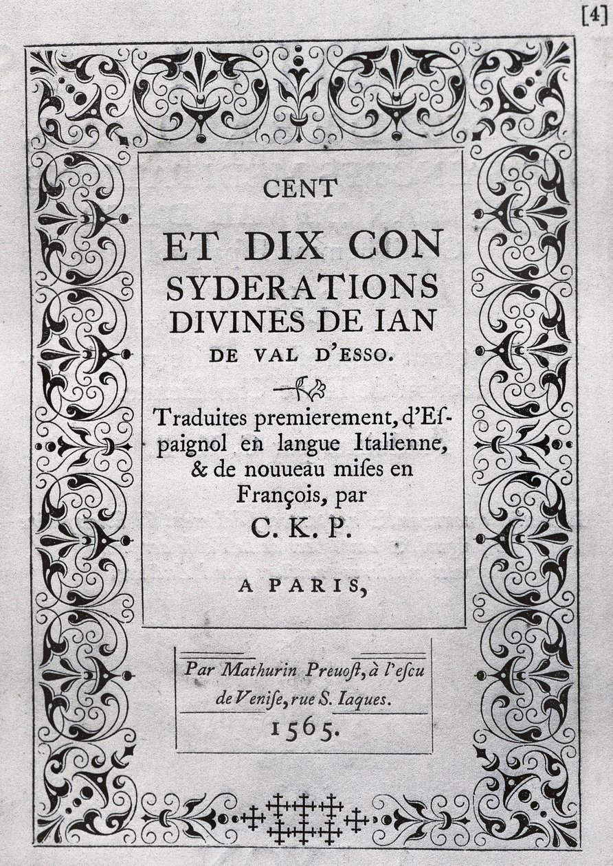 Juan de VALDES von Unknown artist