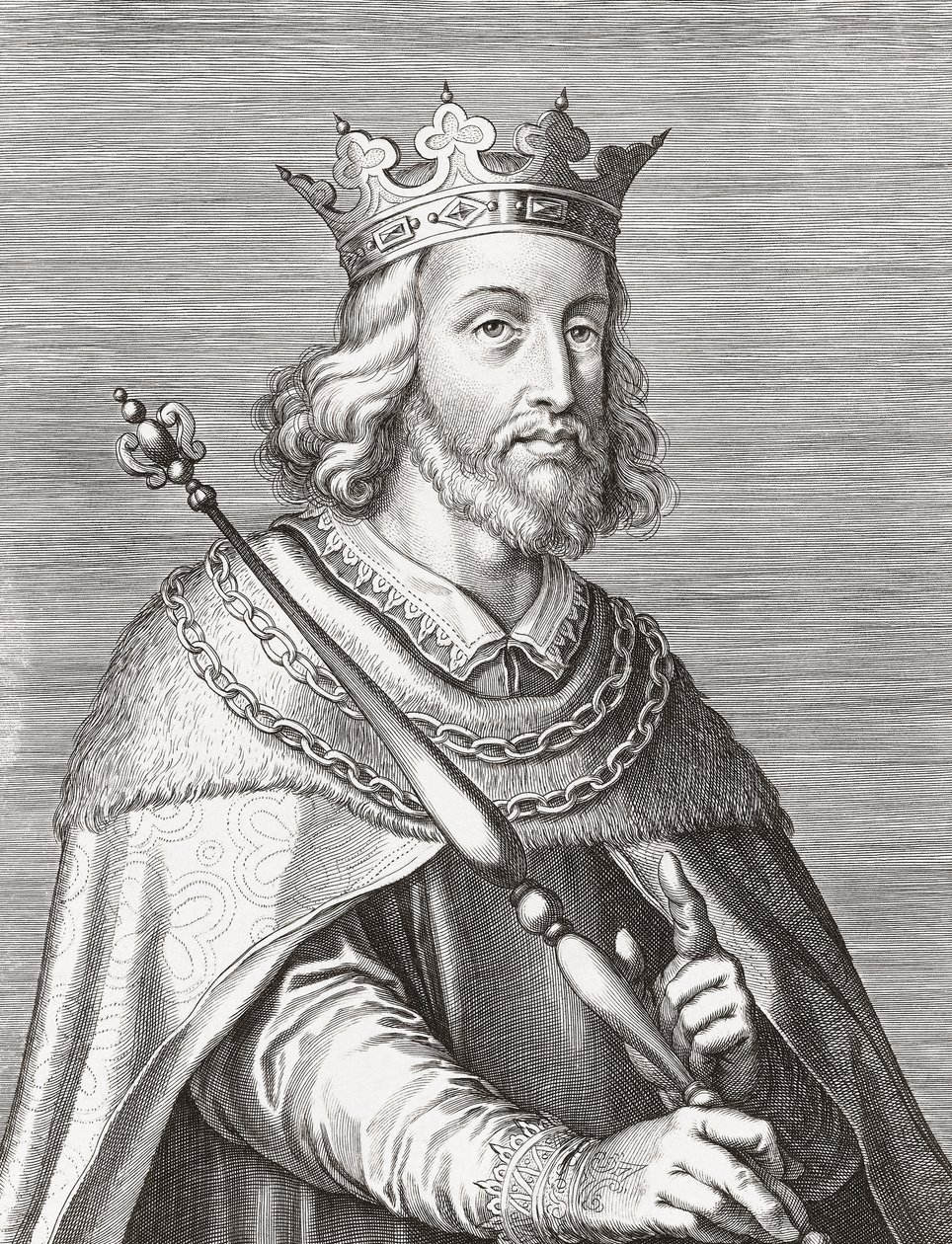 König Ferdinand I. von Portugal. Porträt. von Unknown artist