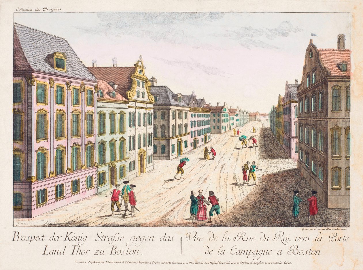 King Street, Boston von Unknown artist