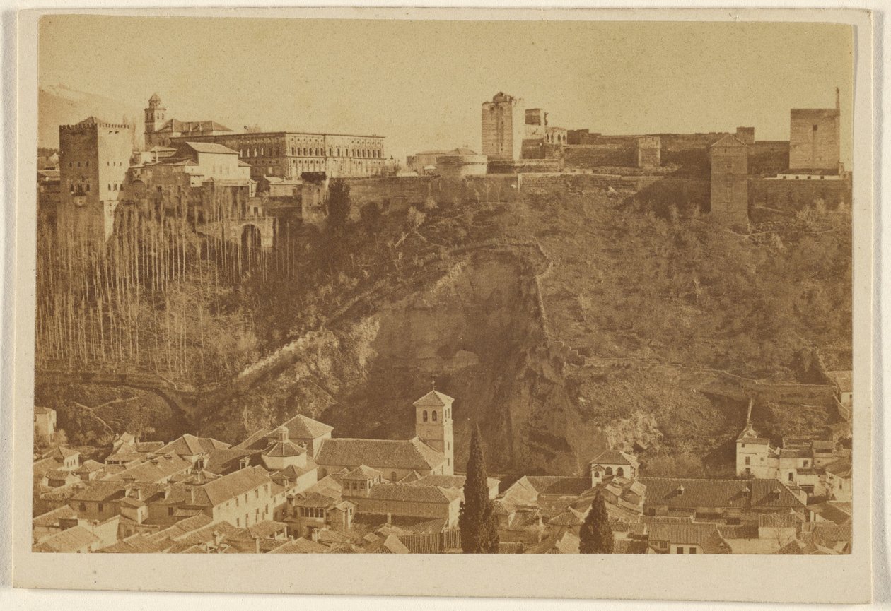 [Weitblick auf die Alhambra, Spanien] von Unknown artist