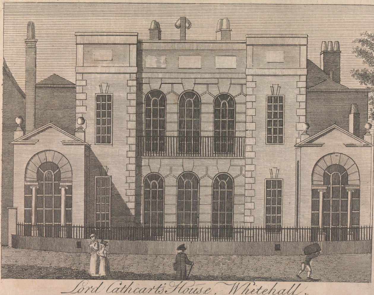 Lord Cathcarts Haus, Whitehall; Seite 58 (Band Eins) von Unknown artist