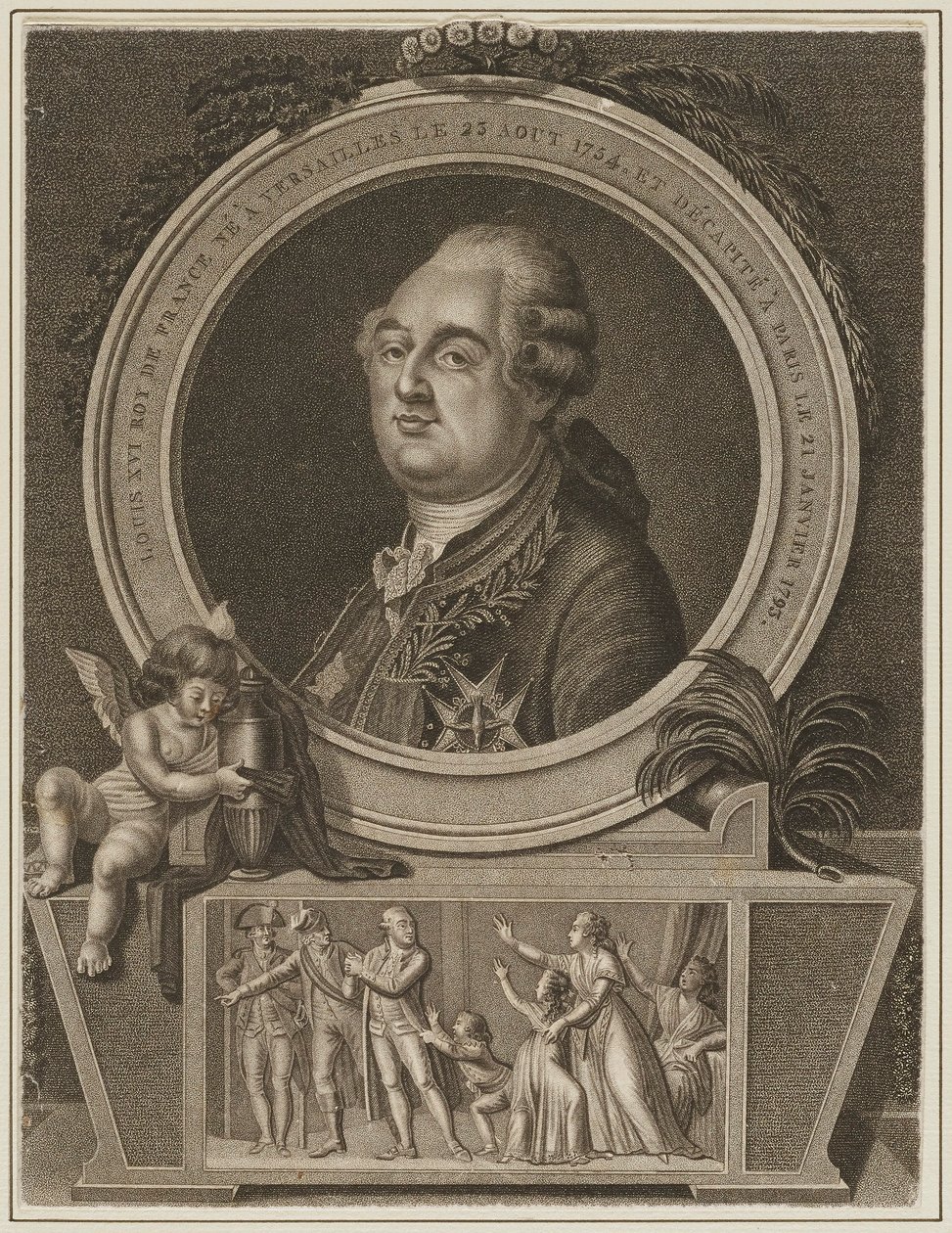 Louis XVI - König von Frankreich von Unknown artist