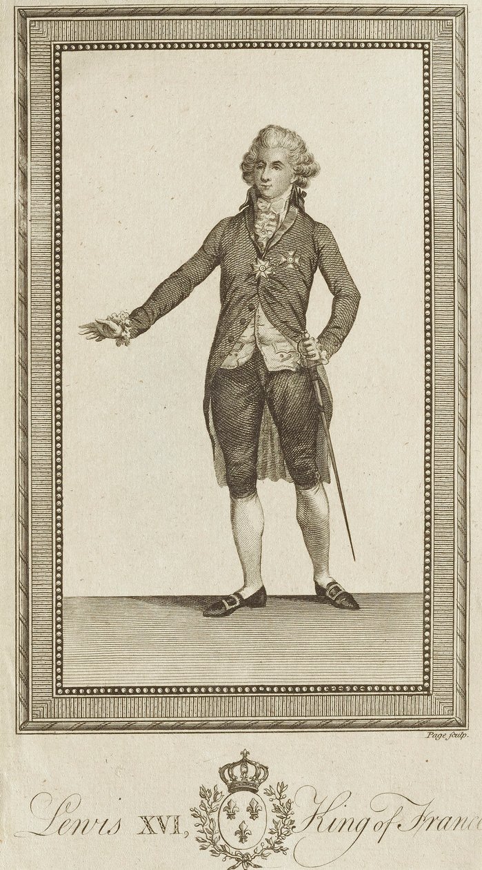 Ludwig XVI., König von Frankreich von Unknown artist