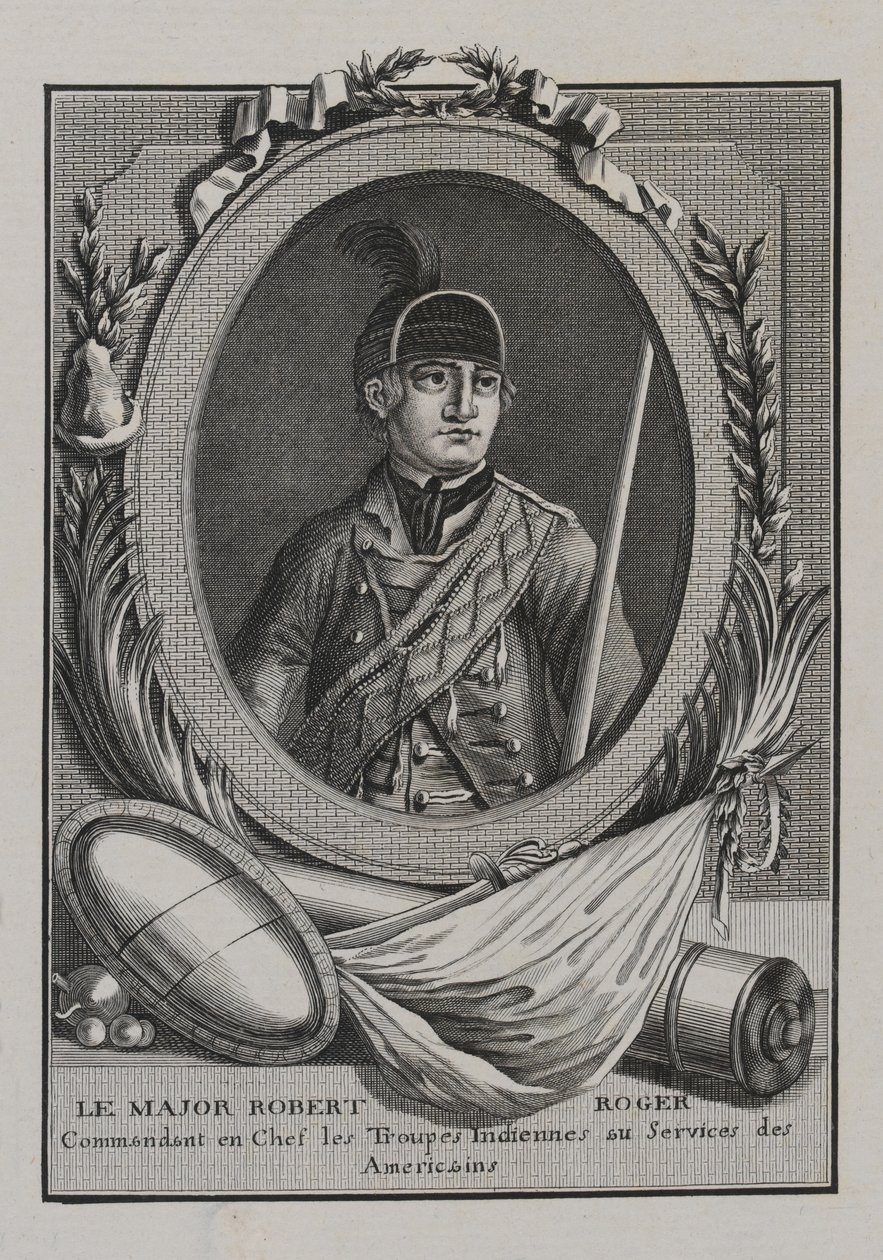 Major Robert Rogers von Unknown artist