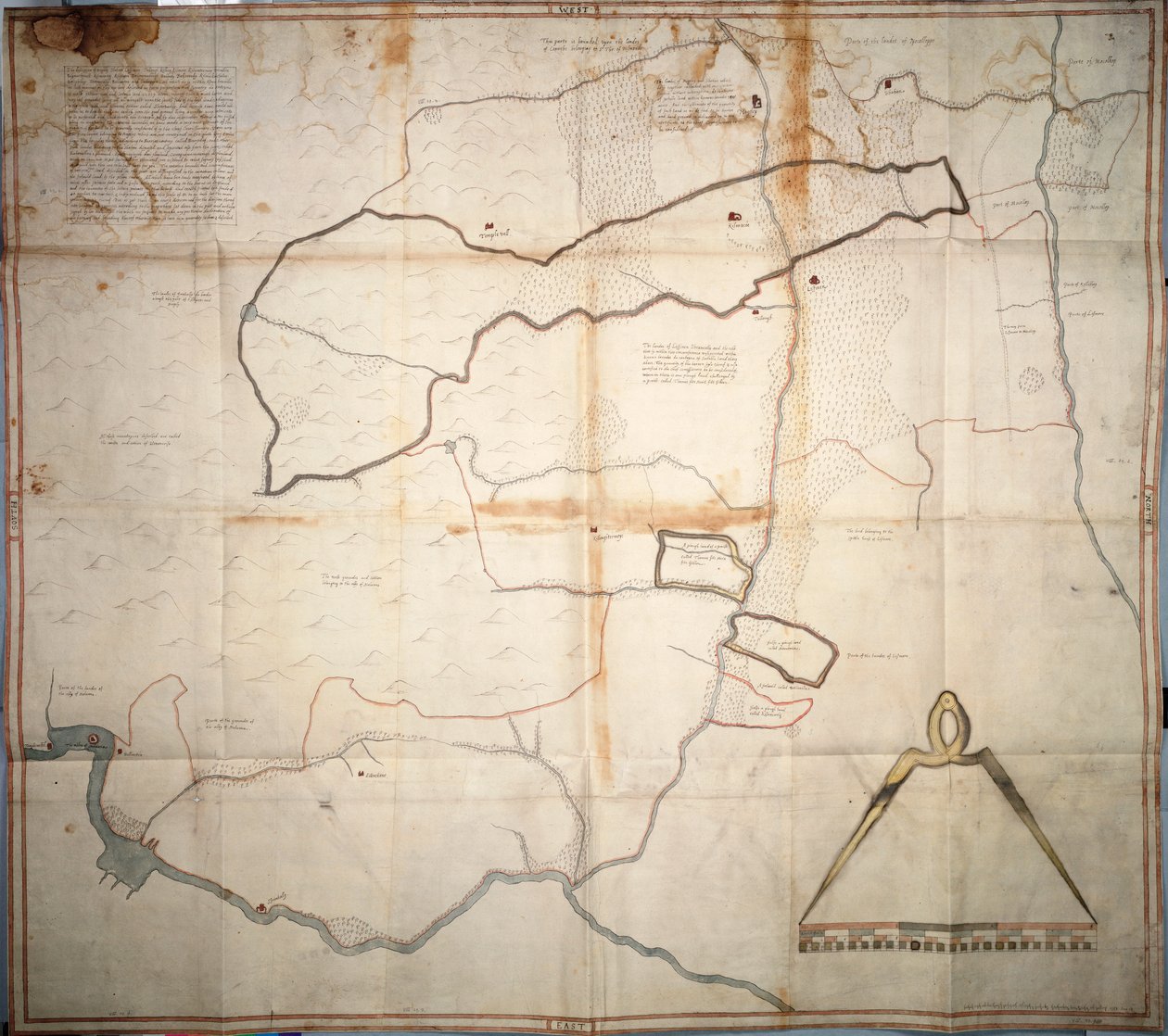 Karte von Lismore, Irland von Unknown artist