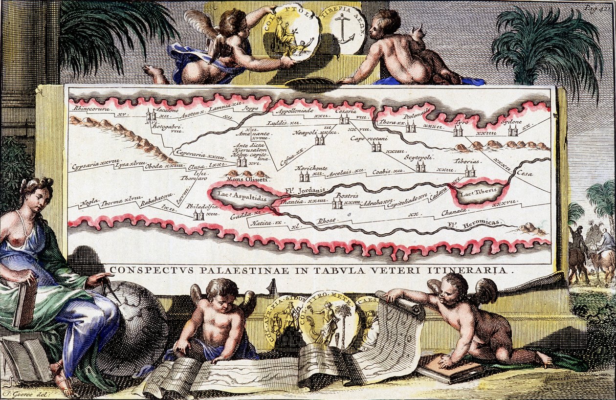 Karte von Palästina - in „Palestina“ von Hadriani Relandi von Unknown artist